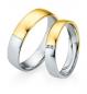 Preview: Partnerringe Weiss-Gelbgold von Saint Maurice DR 841330 / HR 841340