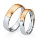 Preview: Partnerringe Weiss-Gelbgold von Saint Maurice DR 841330 / HR 841340