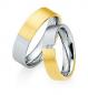 Preview: Partnerringe Weiss-Gelbgold von Saint Maurice DR 841410 / HR 841420
