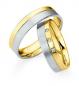 Preview: Partnerringe Weiss-Gelbgold von Saint Maurice 841510 + 841520