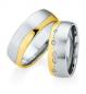 Preview: Trauringe Weiss-Gelbgold von Saint Maurice DR 841570 / HR 841580