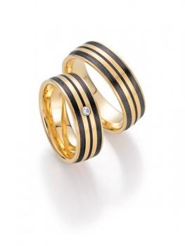 Trauringe Carbon von Fischer 22 01280/070