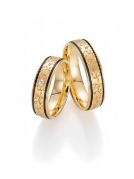 Trauringe Carbon von Fischer 22 01320/060