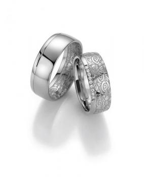 Trauringe Platin von Fischer 05 07239/075