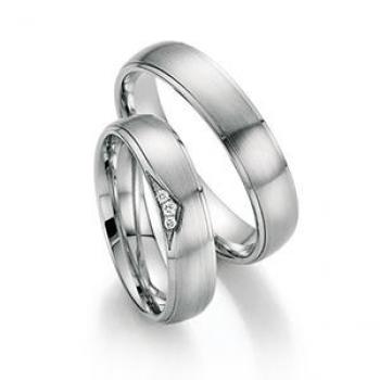 Trauringe Weissgold von Fischer 06 07467/050