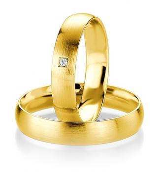 Trauringe Weissgold von Breuning 48/04408+ 48/14408