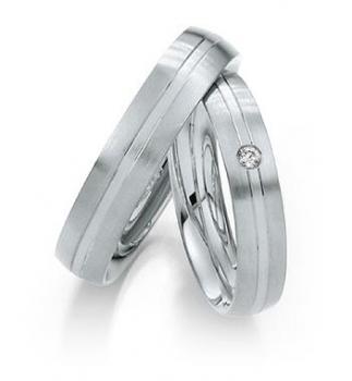 Preview: Trauringe Weiss-Gelbgold von Saint Maurice 812180 / 812190