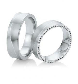 Trauringe Weissgold von Saint Maurice DR 816520 / HR 816530