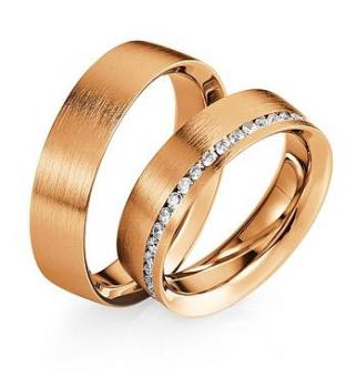 Preview: Trauringe Weissgold von Saint Maurice DR 816560 / HR 816570