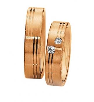 Preview: Trauringe Weissgold von Saint Maurice 820040 + 820050