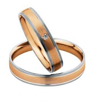 Preview: Trauringe Weissgold von Saint Maurice 49-83110 + 49-83111