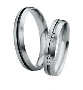 Trauringe Weissgold von Saint Maurice DR 831120 / HR 831130