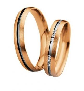 Preview: Trauringe Weissgold von Saint Maurice DR 831120 / HR 831130