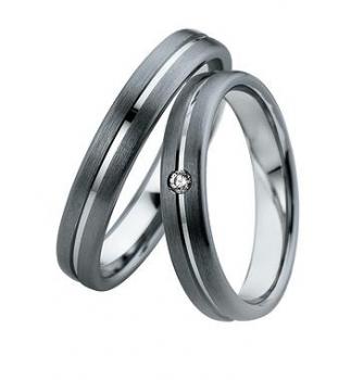 Trauringe Weissgold von Saint Maurice DR 831140 / HR 831150