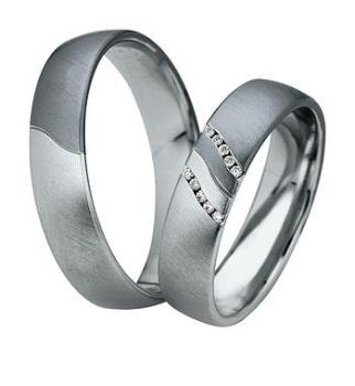 Trauringe Weissgold von Saint Maurice DR 831200 / HR 831210