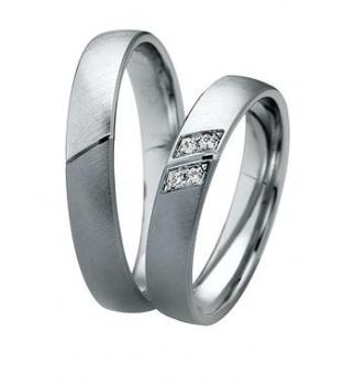 Trauringe Weissgold von Saint Maurice DR 831260 / HR 831270