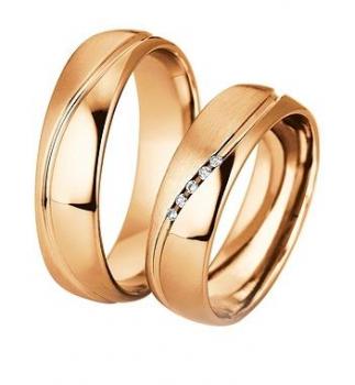 Preview: Trauringe Weissgold von Saint Maurice DR 831320 / HR 831330