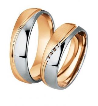 Preview: Trauringe Weissgold von Saint Maurice DR 831320 / HR 831330