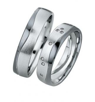 Trauringe Weissgold von Saint Maurice DR 831360 / HR 831370