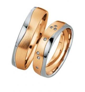 Preview: Trauringe Weissgold von Saint Maurice DR 831360 / HR 831370