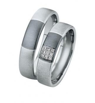 Trauringe Weissgold von Saint Maurice DR 831480 / HR 831490