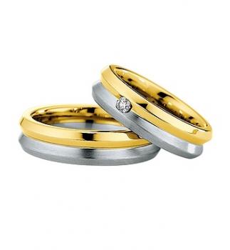 Preview: Trauringe Edelstahl von Saint Maurice 882060 + 882070