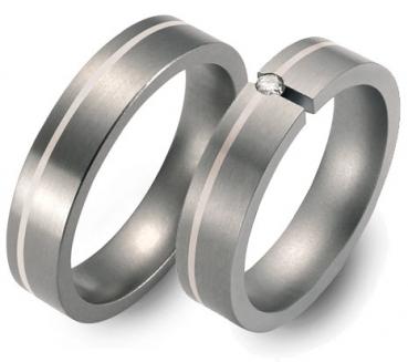 Trauringe von Titan Factory 51017/001/005/P202