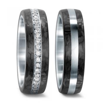 TeNo Trauringe Carbon 59650/003/045/1060