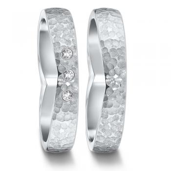 Partnerringe Edelstahl von TeNo 582101+ 583024