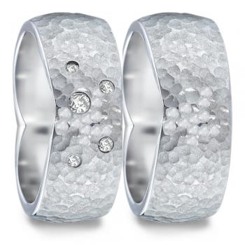 Partnerringe Edelstahl von TeNo 582109+583120
