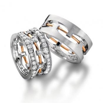 Trauringe Platin von Furrer Jacot 62-51800 + 71-23800