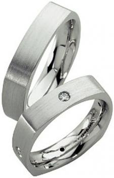 Trauringe Platin von Furrer Jacot 71-81520 + 71-25530