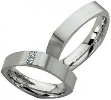 Trauringe Platin von Furrer Jacot 71-81530 + 71-25530