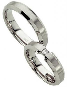 Trauringe Weissgold von Furrer Jacot 71-81640