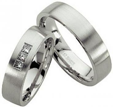 Trauringe Platin von Furrer Jacot 71-81670 + 71-25670