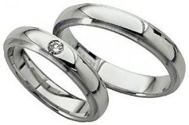 Trauringe Platin von Furrer Jacot 71-81720 + 71-25720