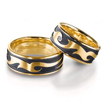 Preview: Trauringe Carbon von Furrer Jacot 71-84310-0-0  71-29310-0-0