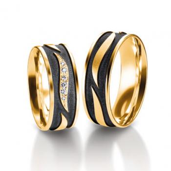 Preview: Trauringe Carbon von Furrer Jacot 71-84320-0-0  71-29320-0-0