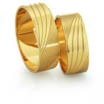 Trauringe Gelbgold von Saint Maurice 49-81526 + 49-81527