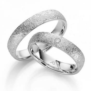 Trauringe Weissgold von Gerstner 4/28628/4.5