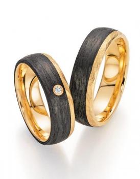 Trauringe Carbon von Fischer 22 01450/060