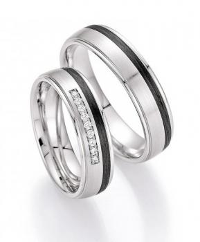 Trauringe Carbon von Fischer 22 01400/055