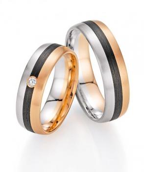 Trauringe Carbon von Fischer 22 01410/060