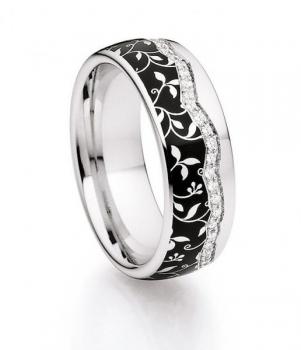 Trauringe Carbon von Fischer 25 17554/070