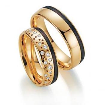 Trauringe Carbon von Fischer 23 01270/060