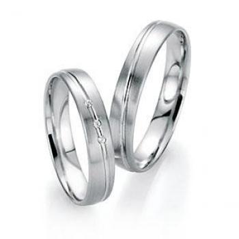 Trauringe Weissgold von Fischer 06 07187/040