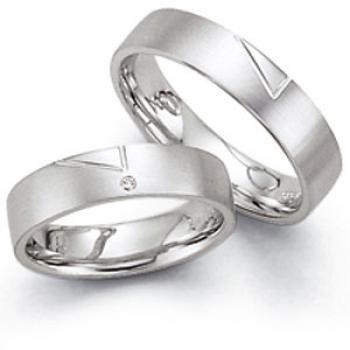 Trauringe Weissgold von Fischer 06 02269/050