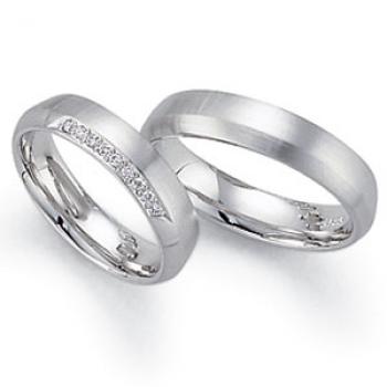 Trauringe Weissgold von Fischer 06 02597/050