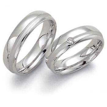 Trauringe Weissgold von Fischer 0702253/060