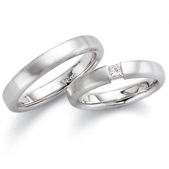 Trauringe Platin von Fischer 45 04741/040